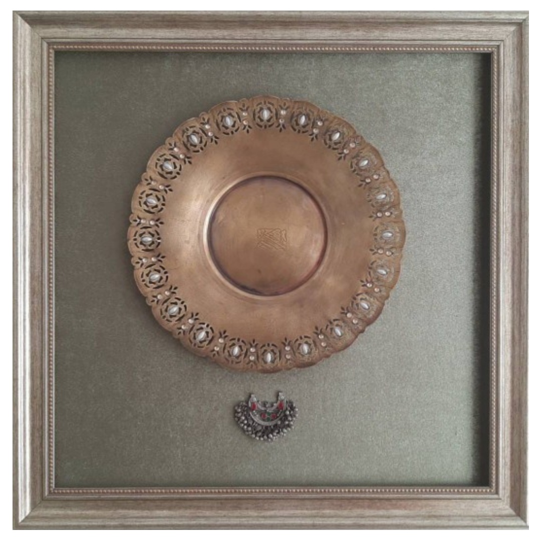 تابلو برنجی  مدل برجسته کد 1