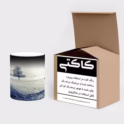 ماگ حرارتی کاکتی طرح فانتزی مدل mgh18901