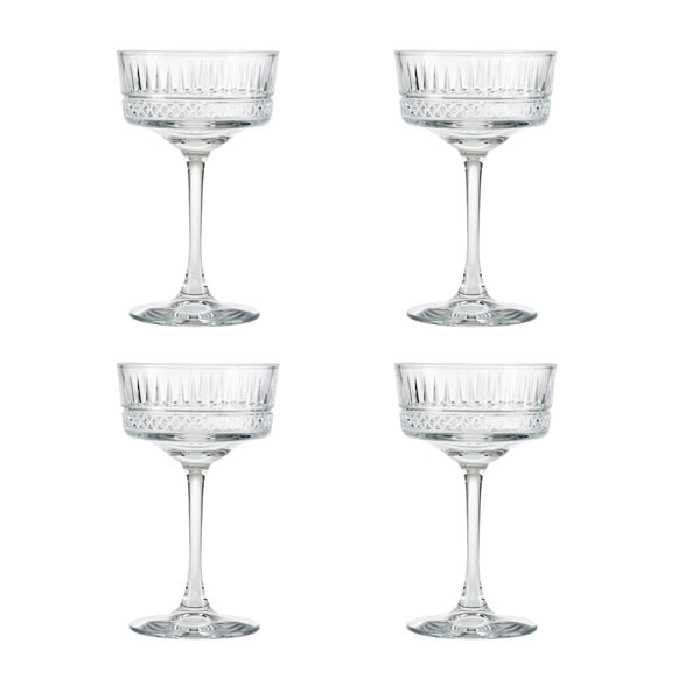 بستنی خوری پاشاباغچه پایه بلند مدل ELYSIA الیسا کد 04 بسته 4 عددی