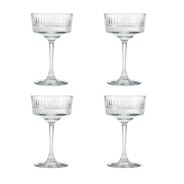 بستنی خوری پاشاباغچه پایه بلند مدل ELYSIA الیسا کد 04 بسته 4 عددی