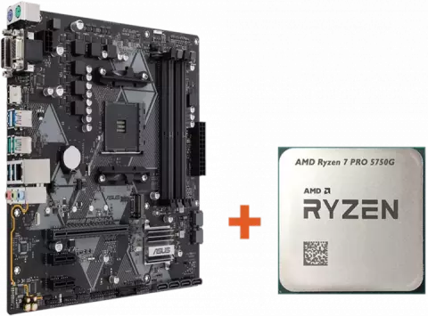 باندل مادربرد Asus Prime B450M-A به همراه پردازنده AMD Ryzen 7 Pro 5750G