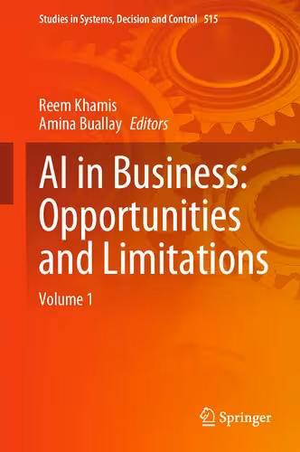 خرید و دانلود نسخه کامل کتاب AI in Business: Opportunities and Limitations: Volume 1