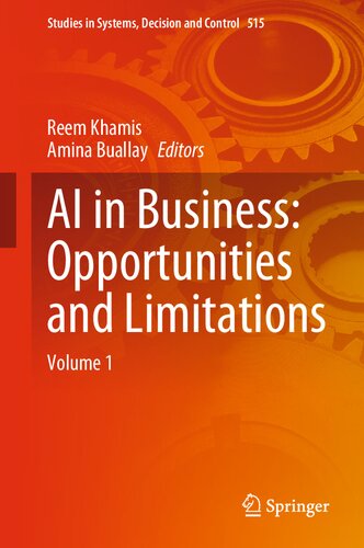 خرید و دانلود نسخه کامل کتاب AI in Business: Opportunities and Limitations: Volume 1
