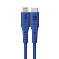 کابل تبدیل USB-C به لایتنینگ پرومیت مدل POWERLINK-120.BL طول 1.2 متر