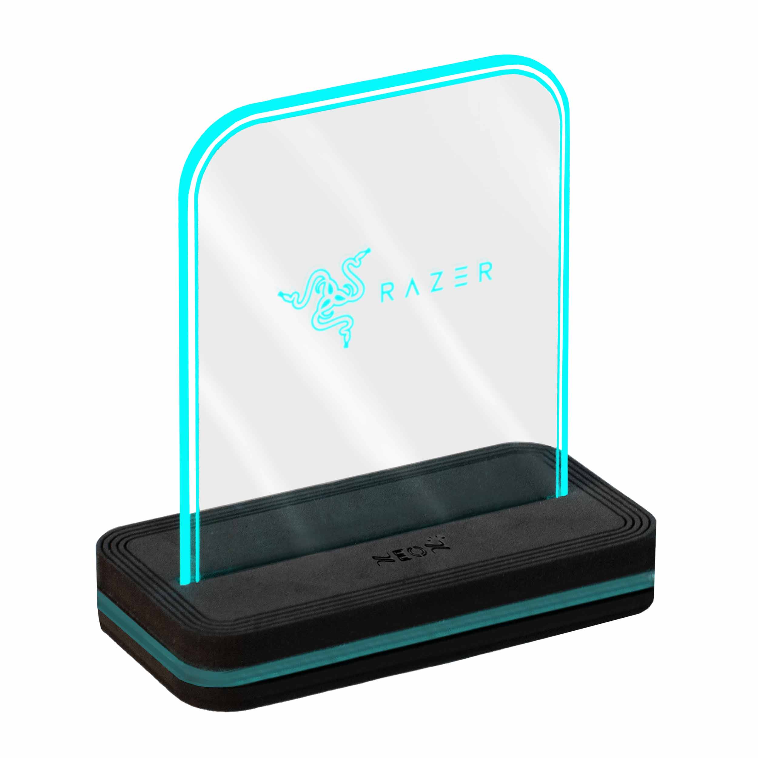 چراغ رومیزی نئون مدل RZR_TURQUOISE_AC