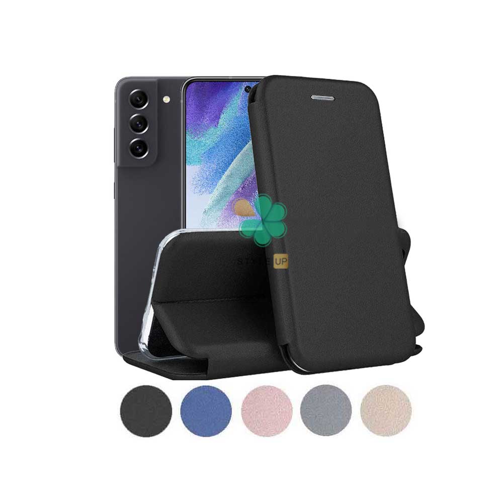 کیف گوشی چرمی کلاسوری مناسب سامسونگ Galaxy S21 FE