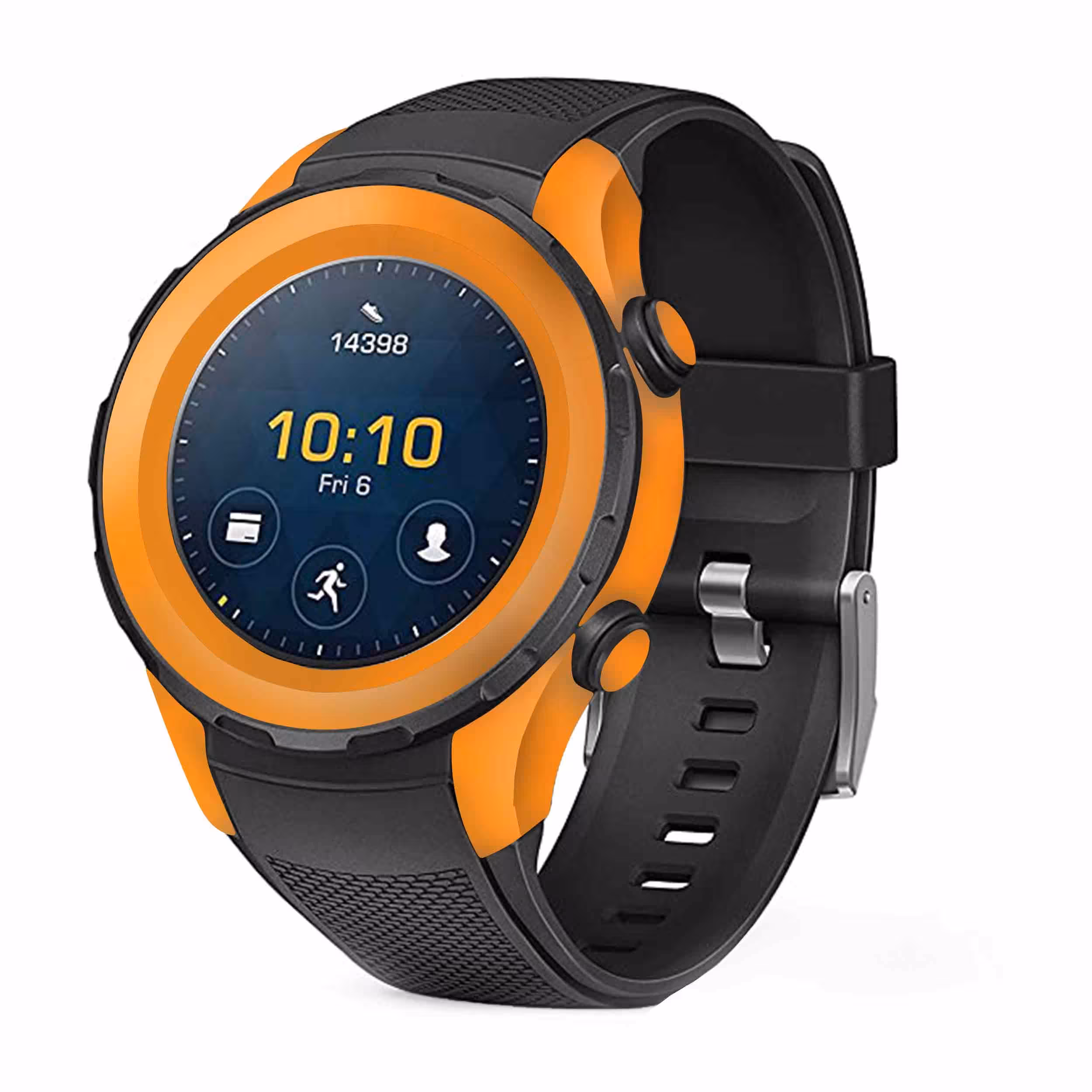 برچسب ماهوت طرح Matte-Orange مناسب برای ساعت هوشمند هوآوی Watch 2