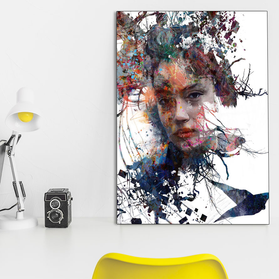 تابلو شاسی گالری استاربوی طرح پرتره مدل Art 39