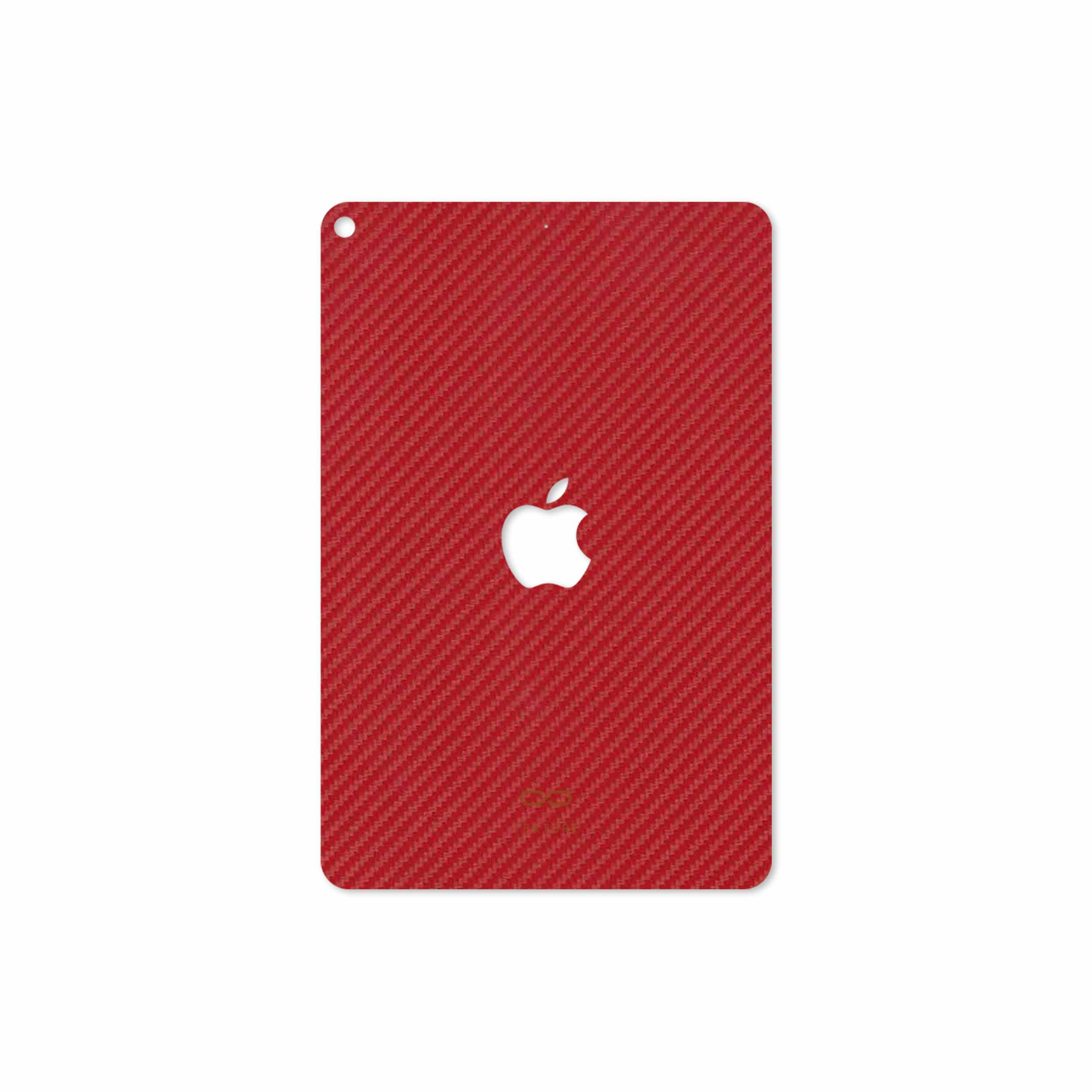 برچسب پوششی ماهوت مدل Red-Fiber مناسب برای تبلت اپل iPad mini (GEN 5) 2019 A2133