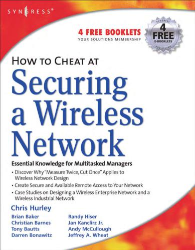 خرید و دانلود نسخه کامل کتاب How to Cheat at Securing a Wireless Network