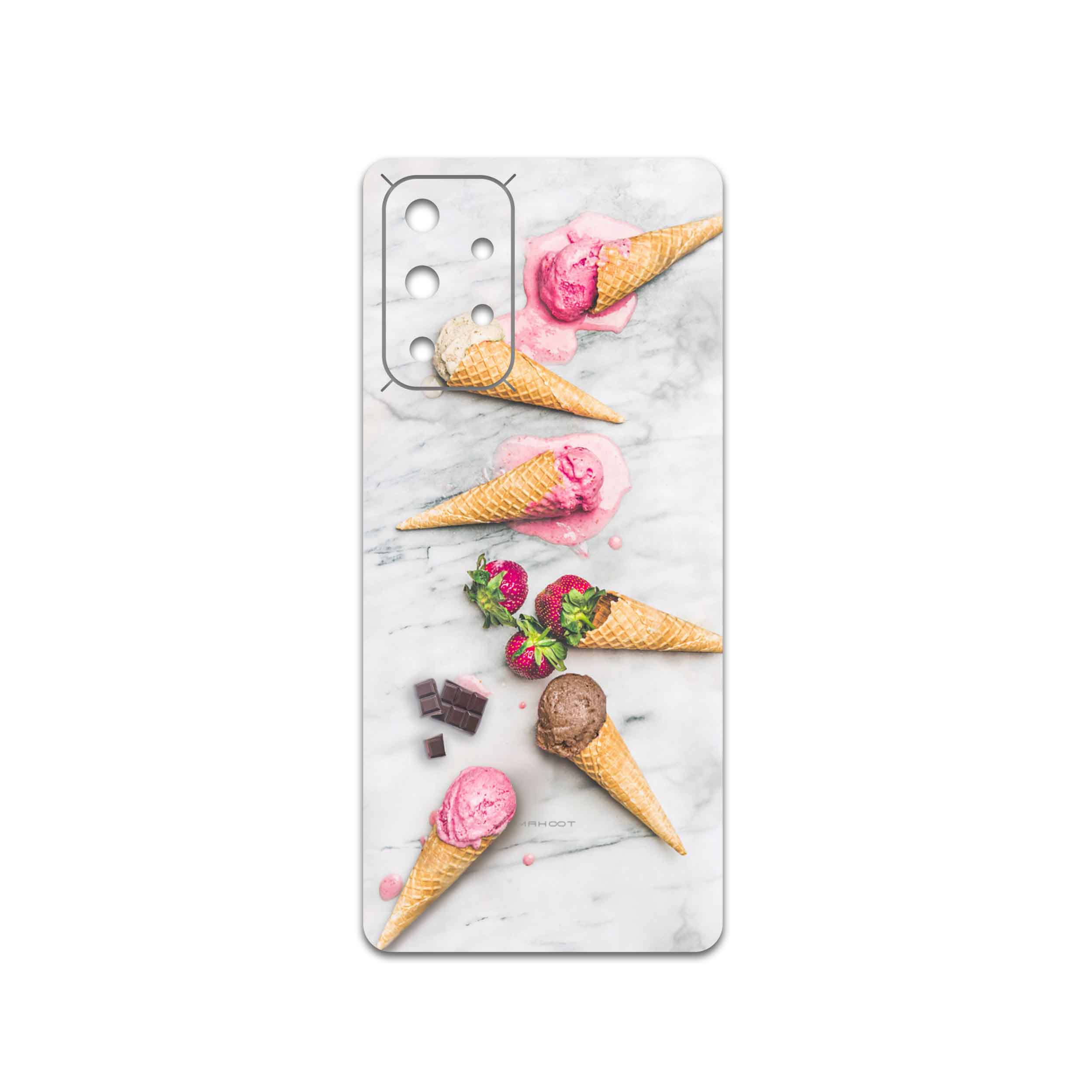 برچسب پوششی ماهوت مدل Funnel-ice-cream مناسب برای گوشی موبایل سامسونگ Galaxy A73 5G
