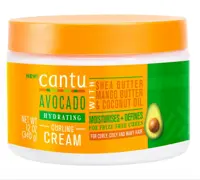کرم فر کننده آووکادو کنتو Cantu Avocado Hydrating Curling Cream 340g - دلبر بیوتی|فروشگاه اینترنتی دلبر بیوتی