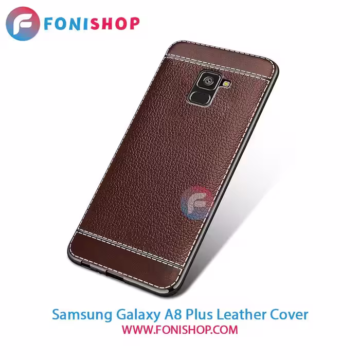 کاور چرمی سامسونگ Samsung Galaxy A8 Plus (2018)