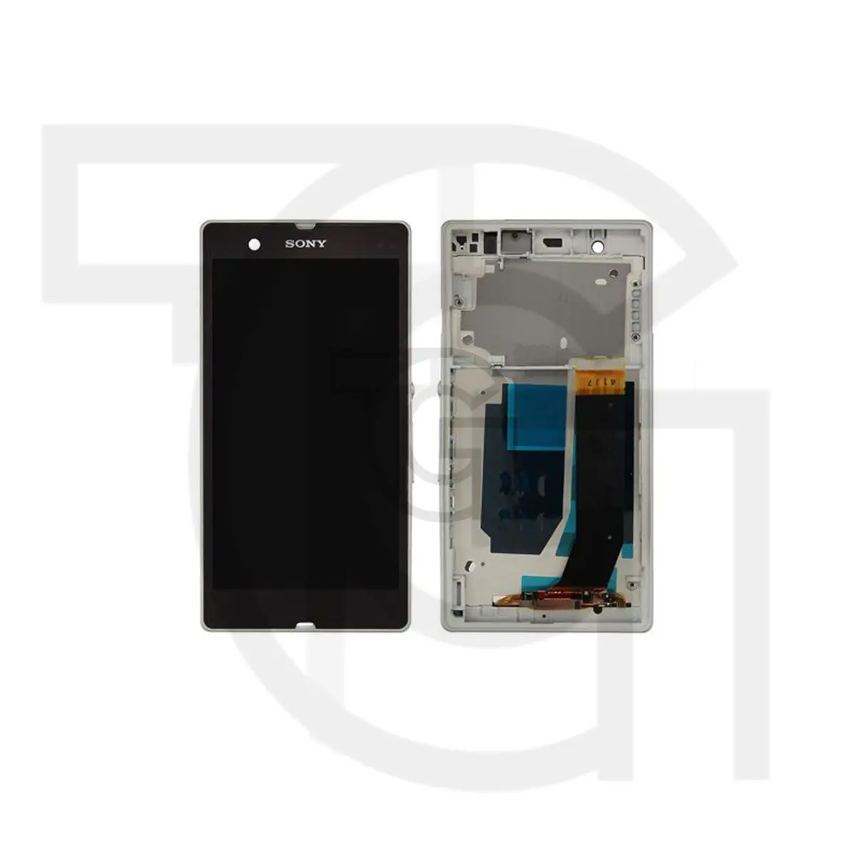 السیدی سونی (سفید)(بافریم) LCD Sony Xperia C6603