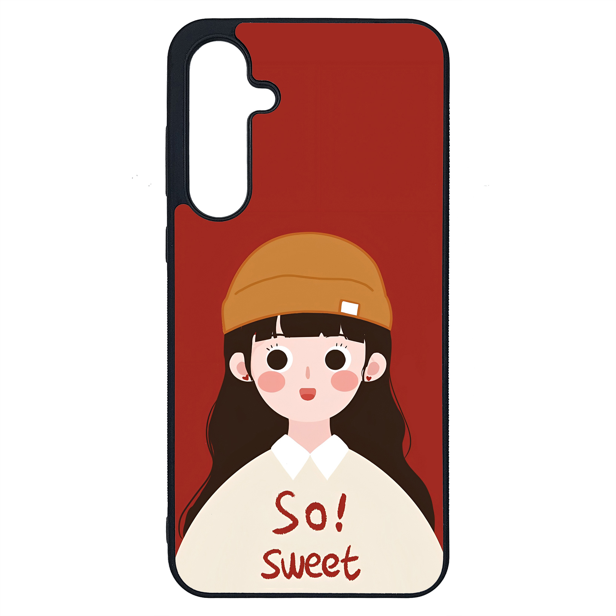 کاور طرح دختر کد G-101 مناسب برای گوشی موبایل سامسونگ Galaxy A55 | دیجی قاب دونی