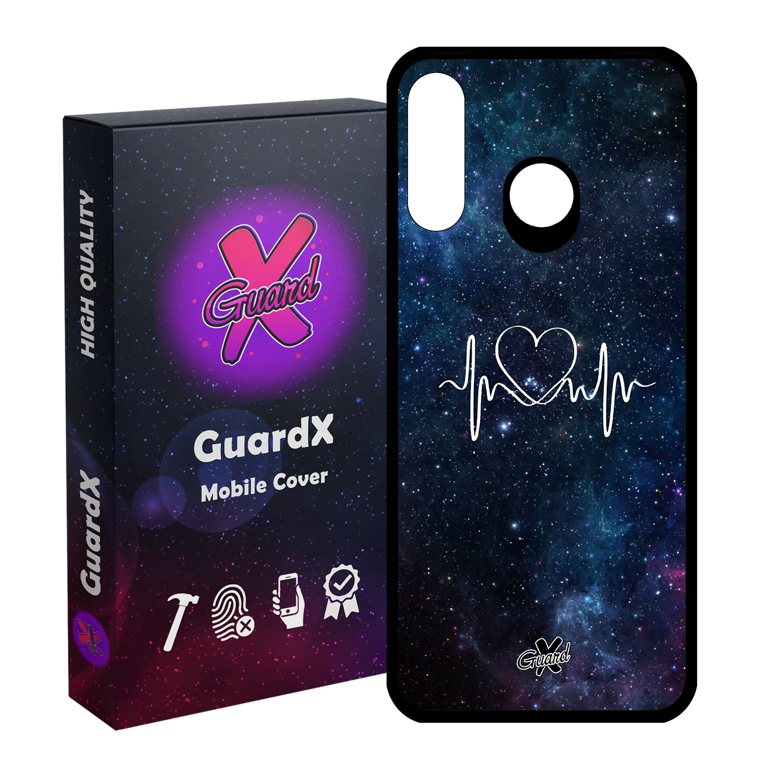 کاور گارد ایکس طرح Love مدل Glass10114 مناسب برای گوشی موبایل هوآوی P30 Lite