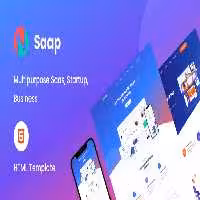 دانلود قالب HTML نرم افزار و خدمات Saap