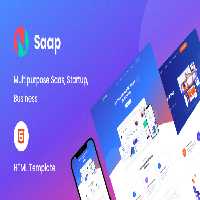 دانلود قالب HTML نرم افزار و خدمات Saap