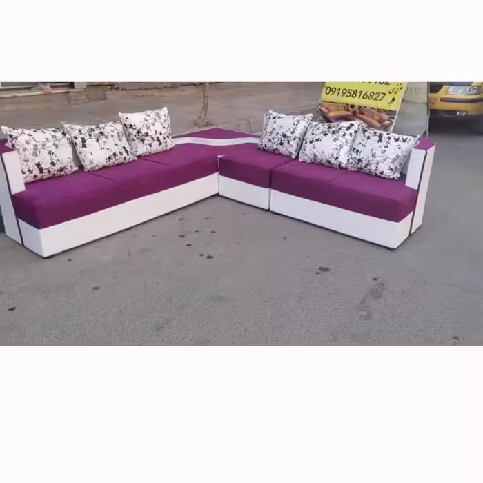 مبل شیک مدل راحتی ال کنج کمجا 