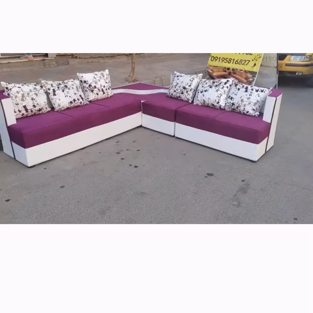 مبل شیک مدل راحتی ال کنج کمجا 