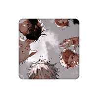 زیرلیوانی طرح انیمه jujutsu kaisen  کد 7447330