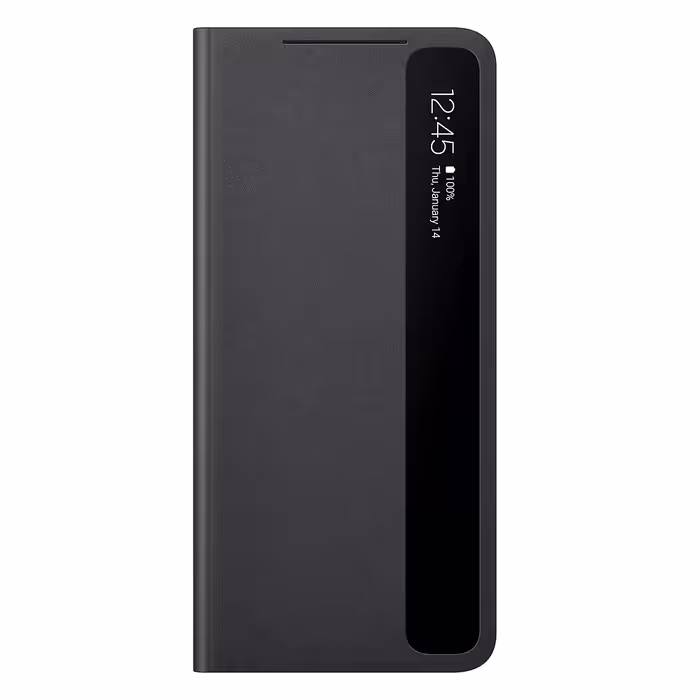 کیف کلاسوری مدل Smart Clear View مناسب برای گوشی موبایل سامسونگ Galaxy S21 Ultra