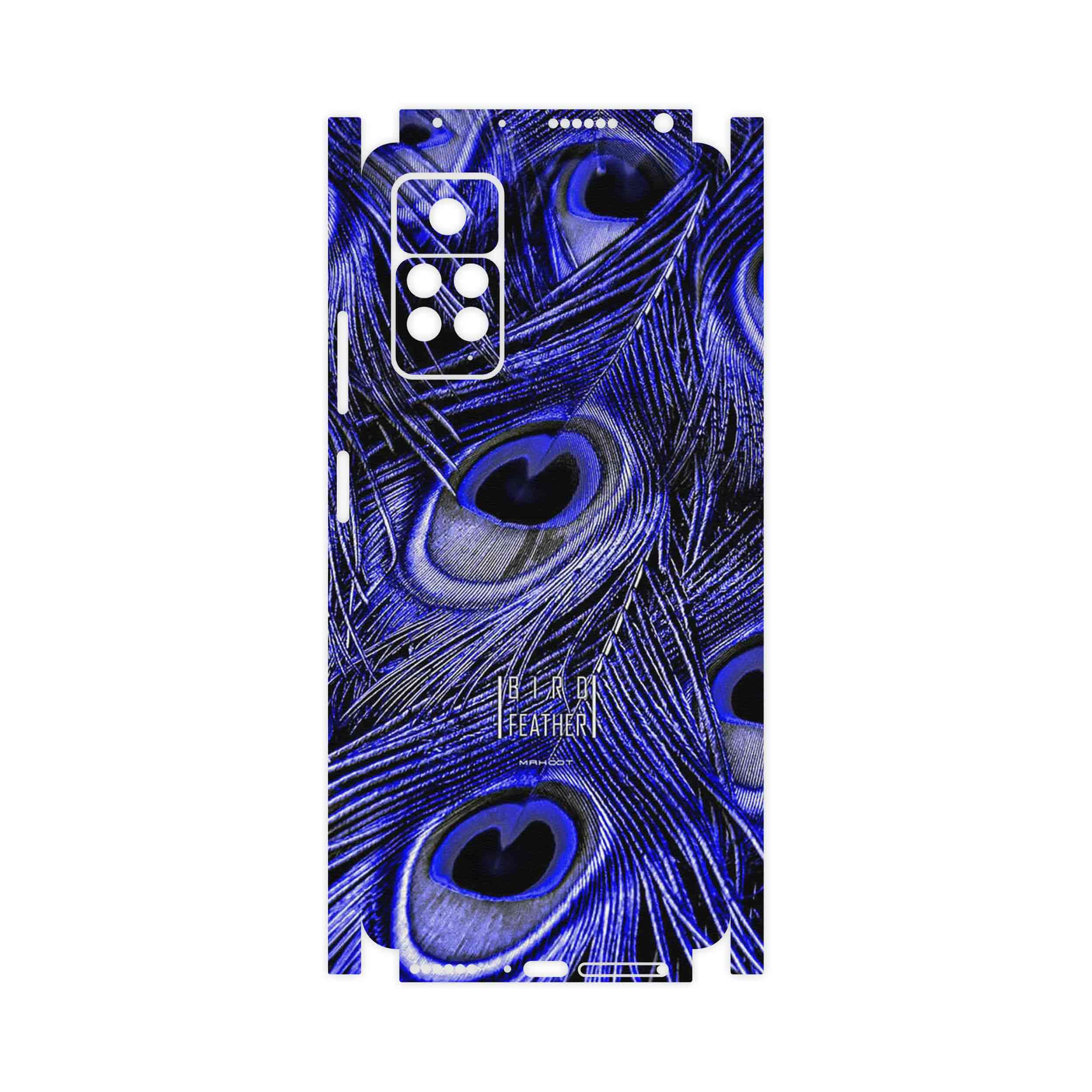 برچسب پوششی ماهوت مدل Purple Feather-FullSkin مناسب برای گوشی موبایل شیائومی Redmi Note 11 Pro 5G