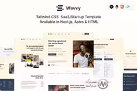دانلود Wavvy قالب HTML تیلویند