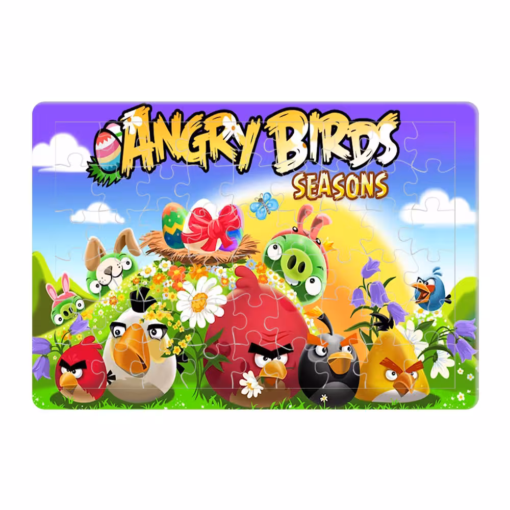 پازل 54 تکه طرح Angry Birds مدل P157