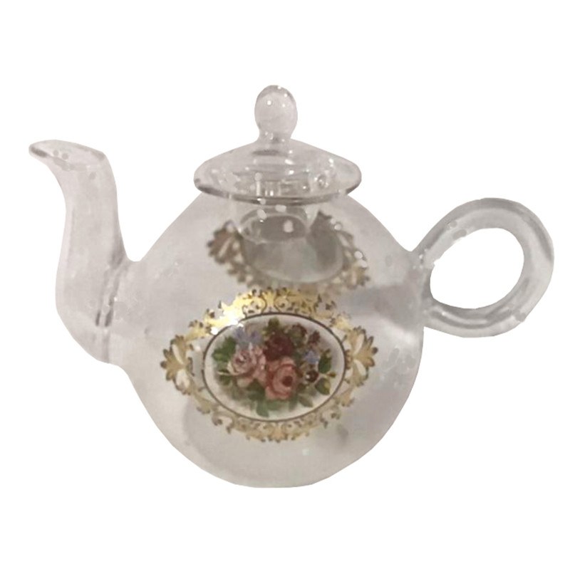 قوری زعفران گل رز