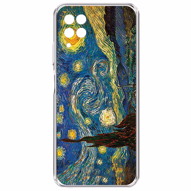 کاور طرح شب پرستاره مناسب برای گوشی موبایل سامسونگ Galaxy A22 4G