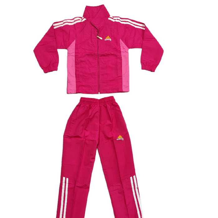 ست گرمکن شلوار ورزشی بچگانه رنگ سرخابی  