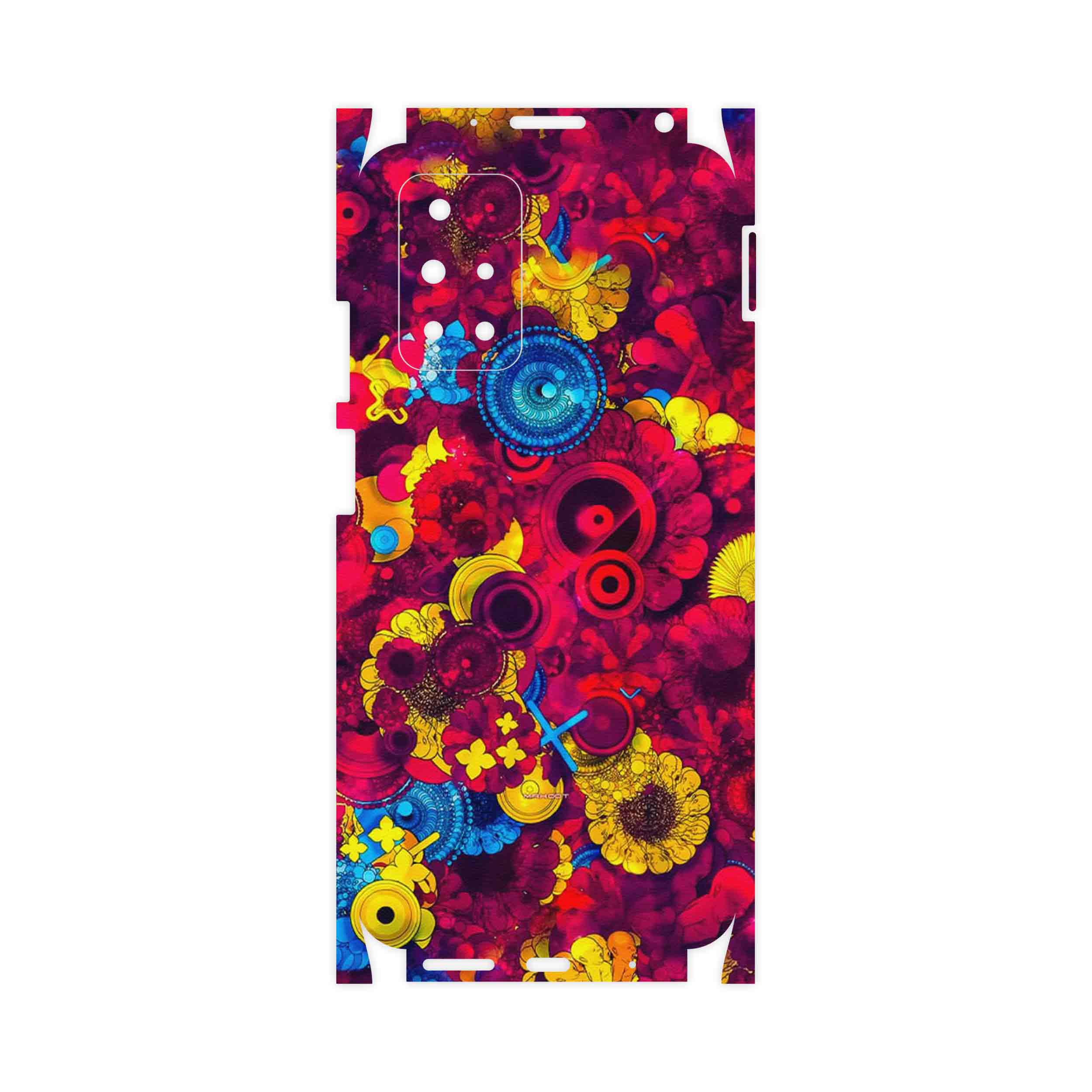 برچسب پوششی ماهوت مدل Vector Flower Garden Digital Art-FullSkin مناسب برای گوشی موبایل شیائومی Redmi 10