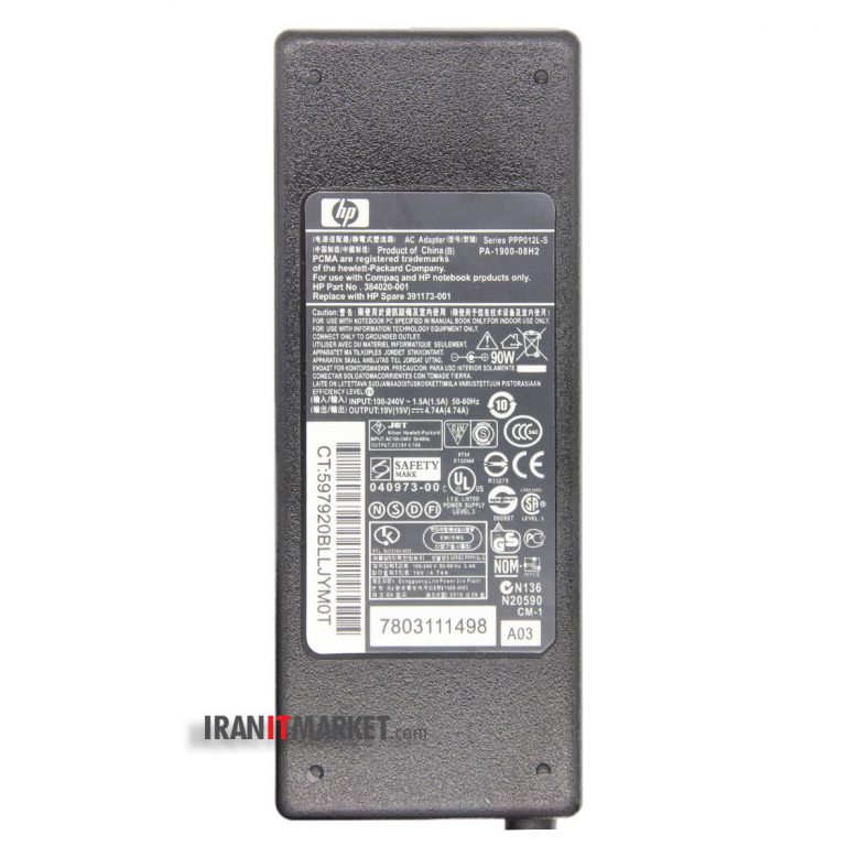 آداپتور و شارژر لپ تاپ اچ پی Adaptor hp compaq cq35 90wat
