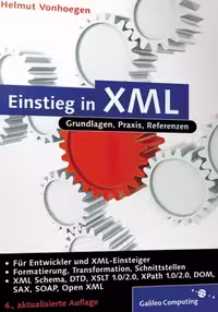 خرید و دانلود نسخه کامل کتاب Einstieg in XML: Grundlagen, Praxis, Referenzen, 4. Auflage