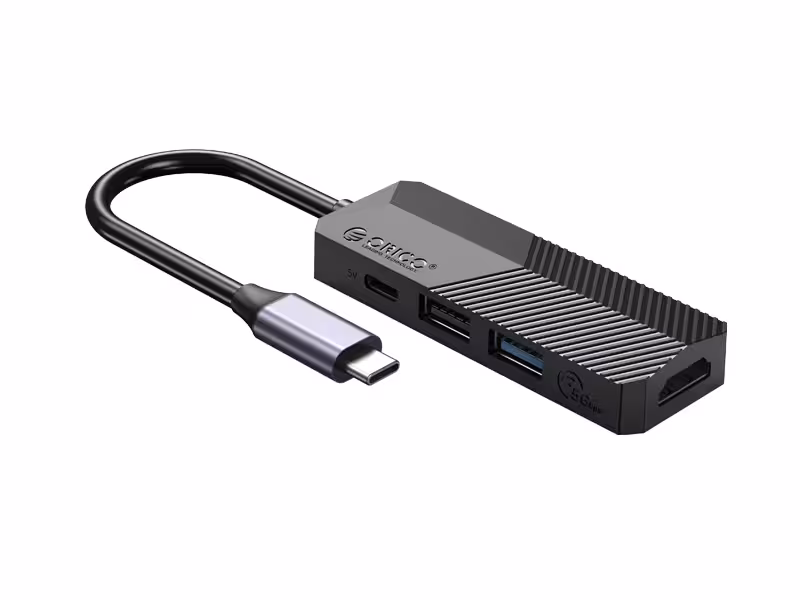 هاب آداپتور تایپ سی 4 در 1 اوریکو  ORICO-MDK-4P ORICO Type-C Multifunctional Docking Station