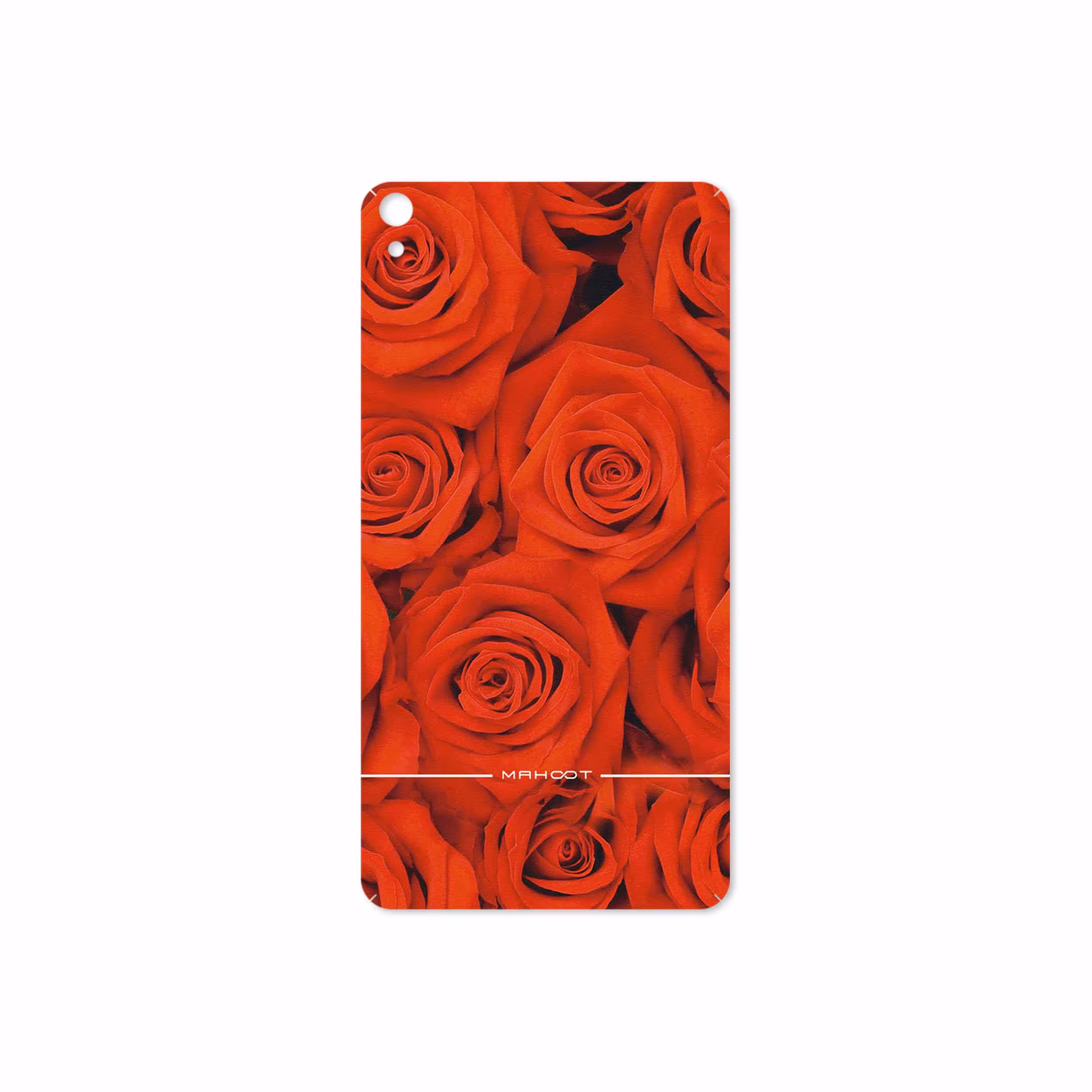 برچسب پوششی ماهوت مدل Red-Flower مناسب برای تبلت لنوو Phab B1 2015