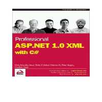 خرید و دانلود نسخه کامل کتاب Professional ASPNET XML with C#