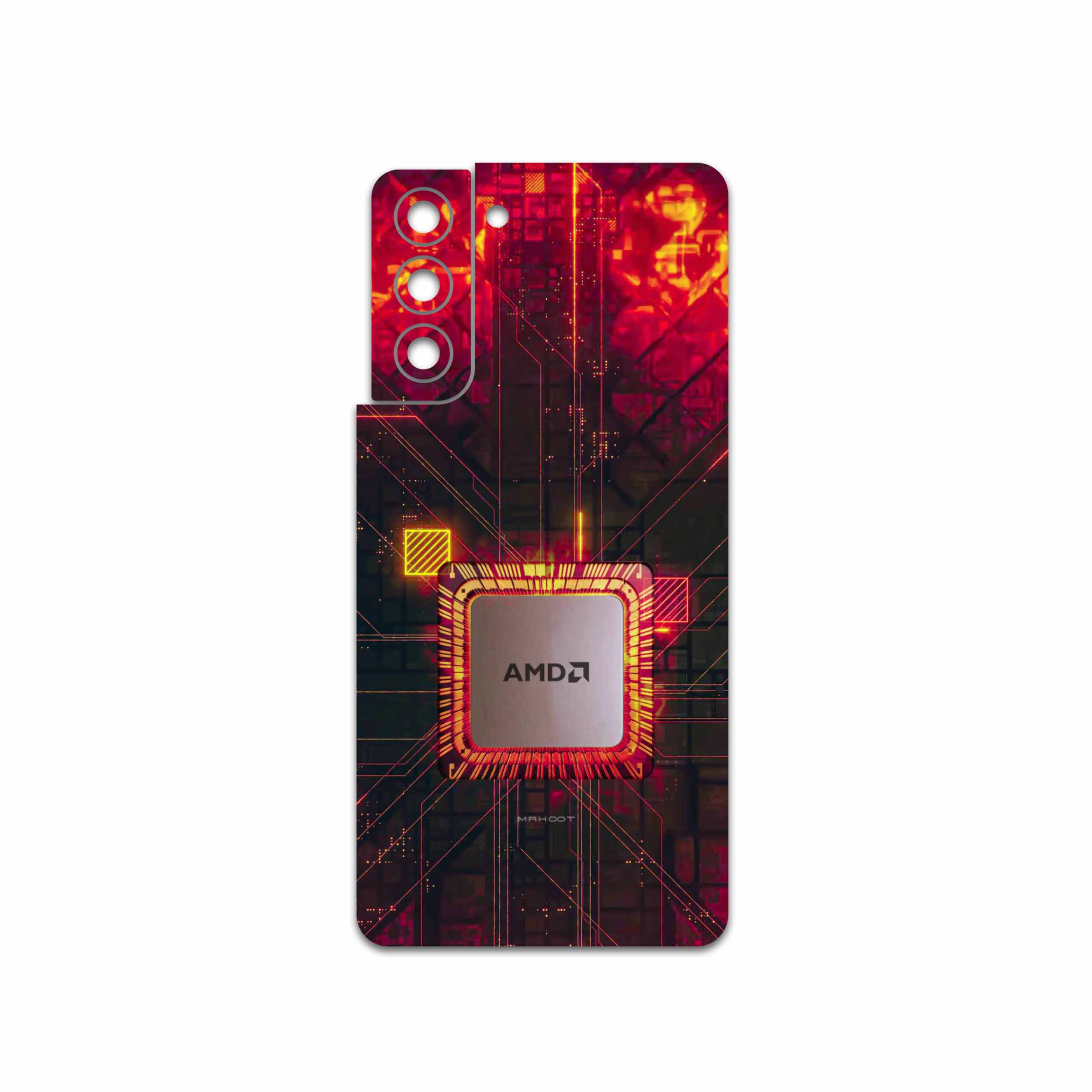 برچسب پوششی ماهوت مدل AMD-Brand مناسب برای گوشی موبایل سامسونگ Galaxy S21 5G