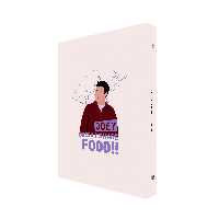 دفتر کلاسوری 100 برگ پدیده نقش مدل فیلم و سریال طرح Friends کد 02