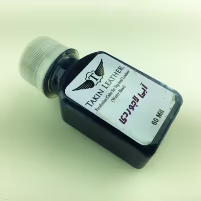 رنگ آبی رویه چرم تکین مدل حکاکی حجم 60 میلی لیتر 