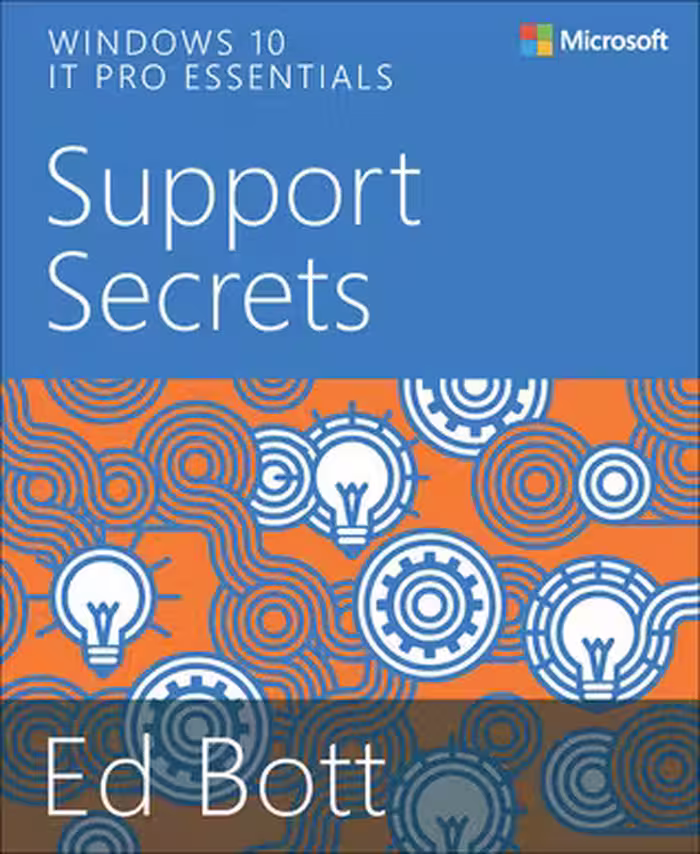 خرید و دانلود نسخه کامل کتاب Windows 10 IT Pro Essentials Support Secrets