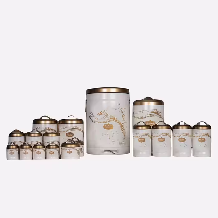 سرویس آشپزخانه 17 پارچه نیوهوم مدل ماربل کد NH13-1302Cr