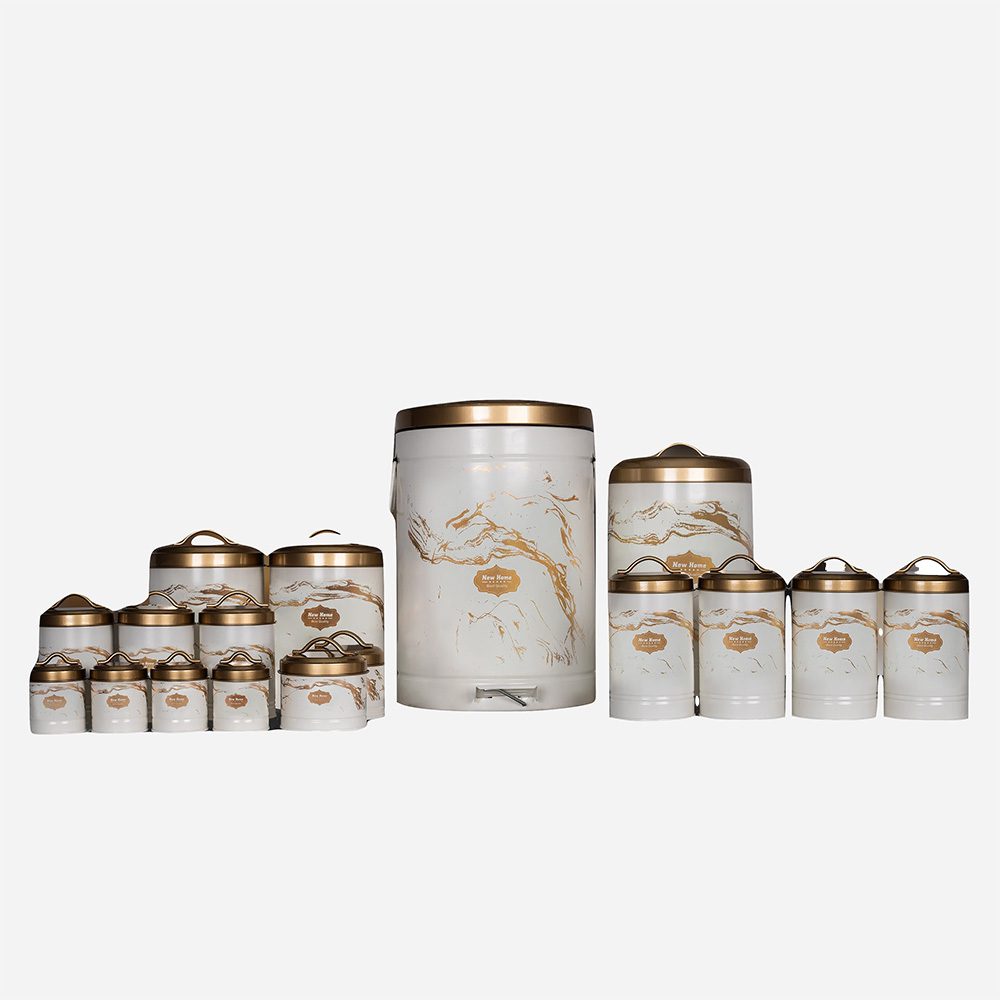سرویس آشپزخانه 17 پارچه نیوهوم مدل ماربل کد NH13-1302Cr