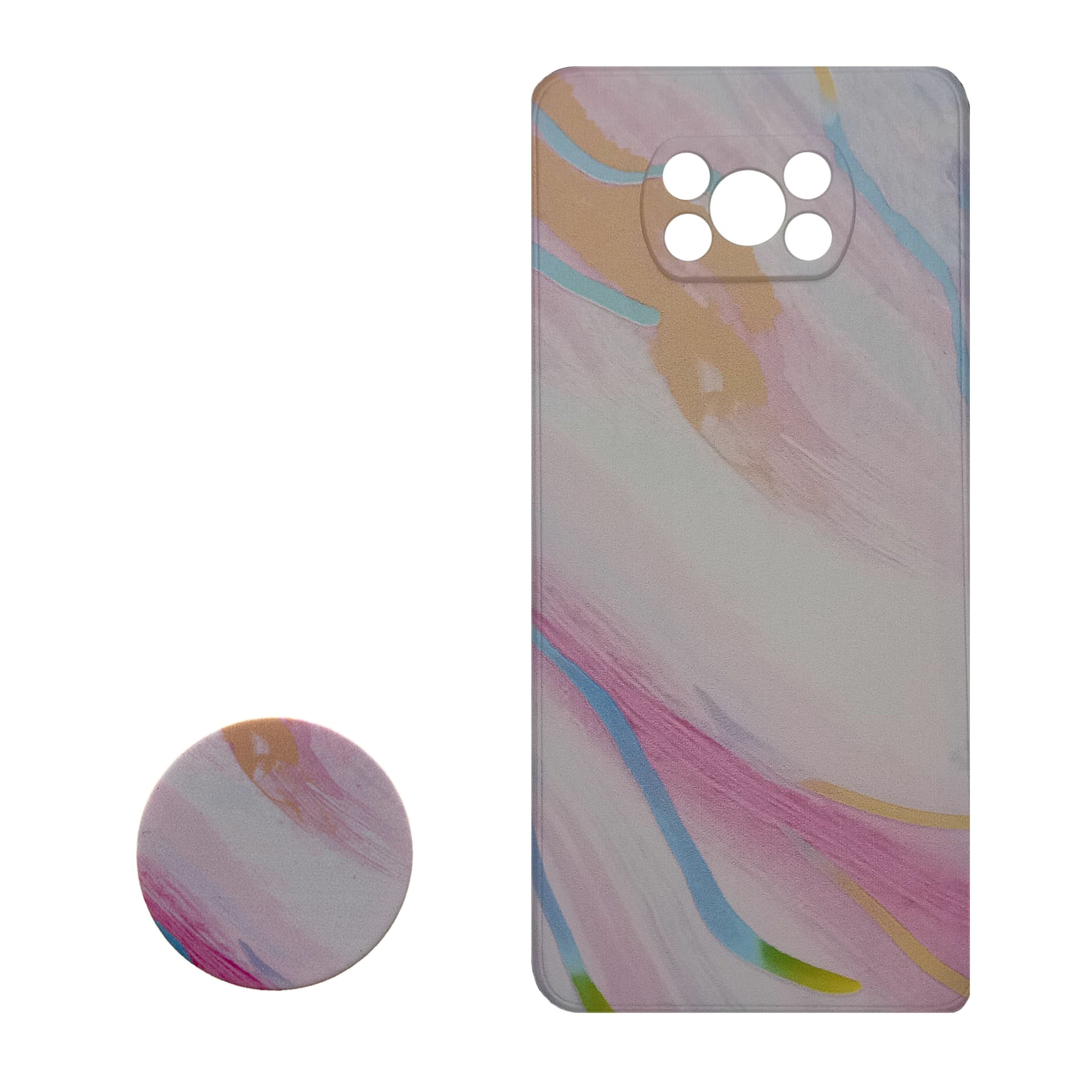 کاور مدل D0766 مناسب برای گوشی موبایل شیائومی Poco X3 / Poco X3 Pro به همراه پاپ سوکت