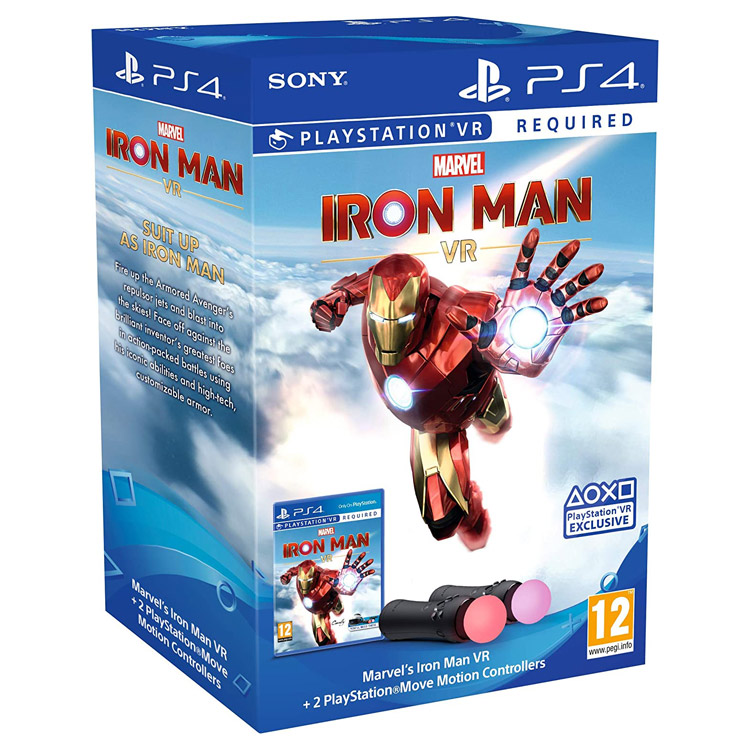 خرید بازی Iron Man VR به همراه دو عدد کنترلر Move - انحصاری PSVR با بهترین قیمت