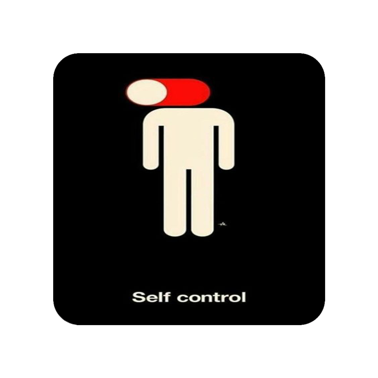 زیر لیوانی طرح آدمک کد 924