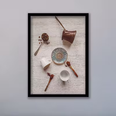 تابلو مدل آشپزخانه طرح قهوه کد LA-G10241
