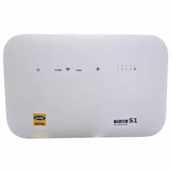 مودم 4G/TD-LTE ایرانسل مدل TF-i60 S1 به همراه سیم کارت و 400 گیگ اینترنت یک ساله
