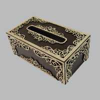 جعبه دستمال کاغذی مدل آذین